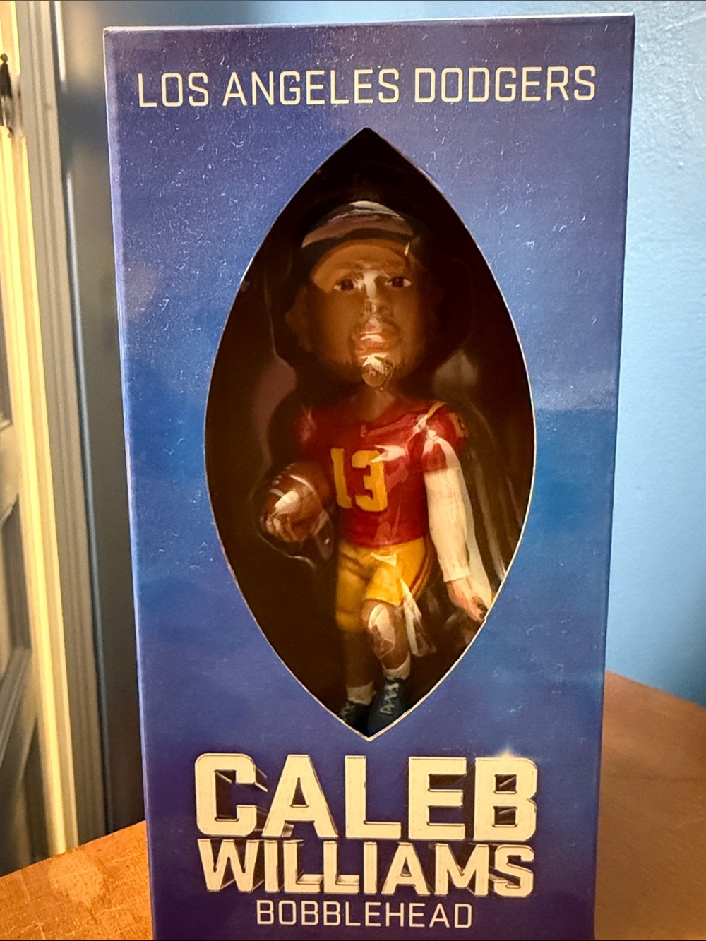 2023 Caleb Williams LA Dodgers Bobblehead 8/10/23 USC Trojans